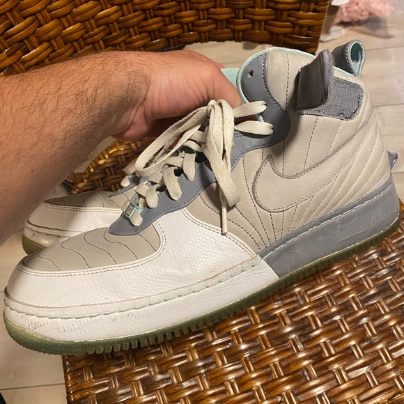 AIR JORDAN FUSION AF1 AJF 12 USED SZ 12 STEALTH GLACIER ICE CHUTNEY 318546 071 - Picture 3 of 6